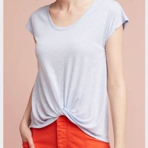 ANTHROPOLOGIE “PURE + GOOD” LIGHT BLUE SHIRT